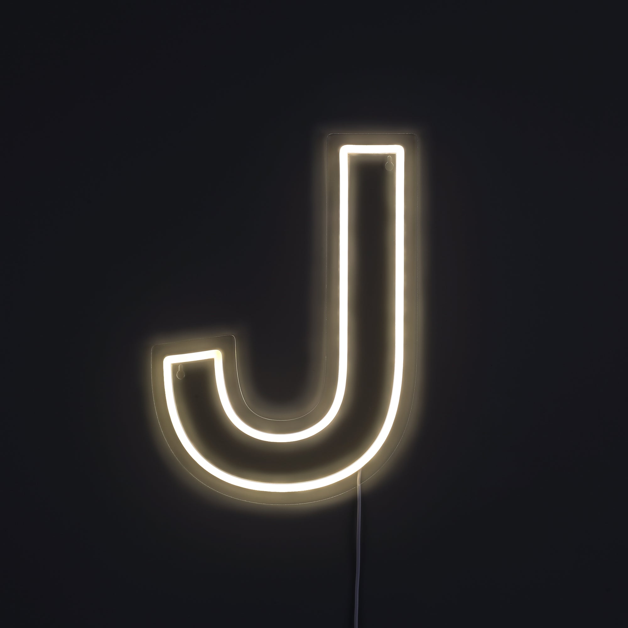 Bogstav J Neon Væglampe-Lightish-OutletLamper.dk