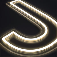 Bogstav J Neon Væglampe-Lightish-OutletLamper.dk