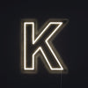 Bogstav K Neon Væglampe