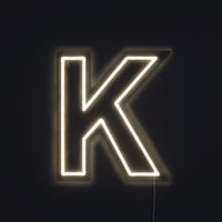 Bogstav K Neon Væglampe-Lightish-OutletLamper.dk