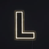 Bogstav L Neon Væglampe-Lightish-OutletLamper.dk