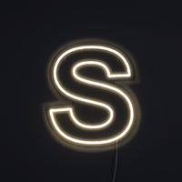 Bogstav S Neon Væglampe-Lightish-OutletLamper.dk