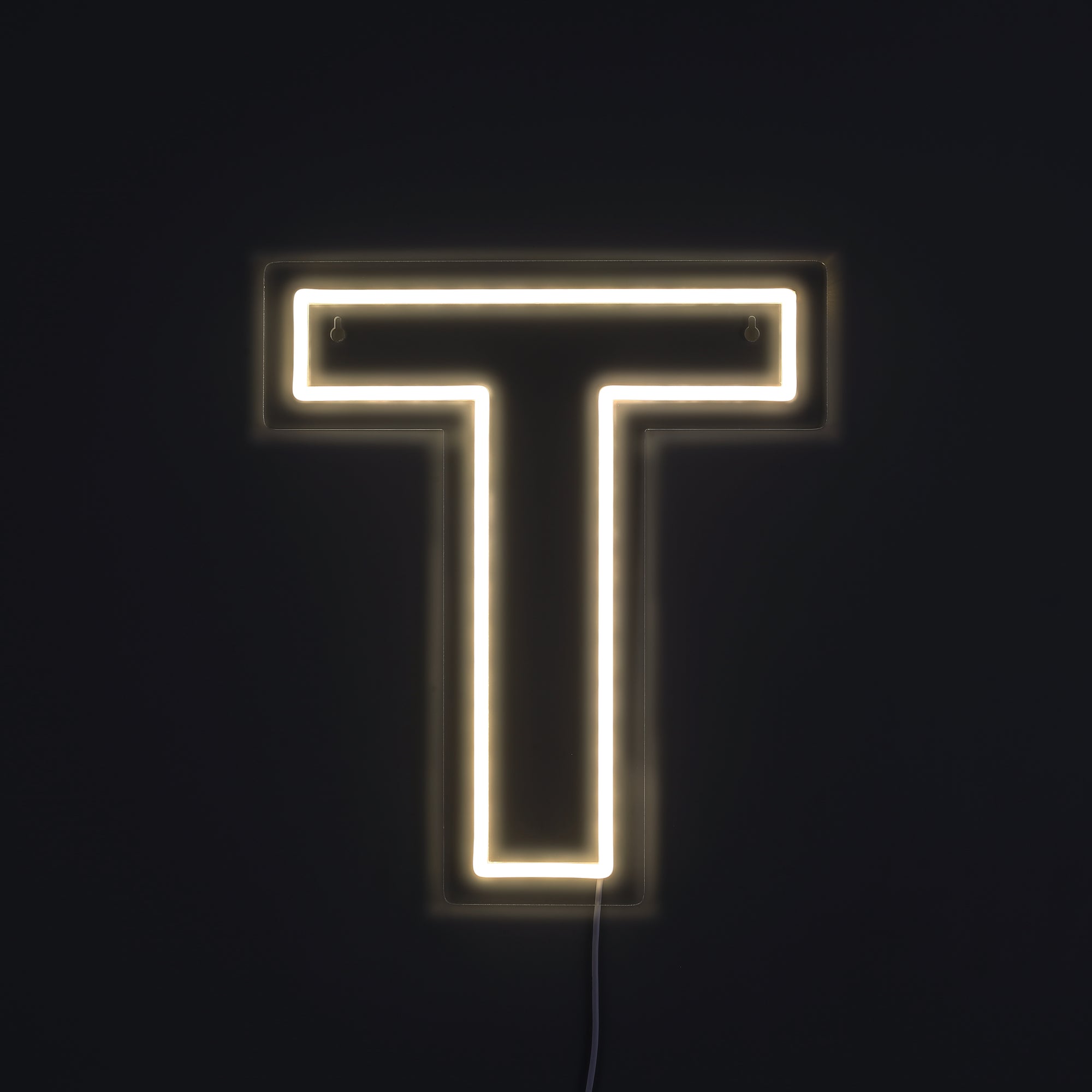 Bogstav T Neon Væglampe-Lightish-OutletLamper.dk