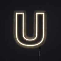 Bogstav U Neon Væglampe-Lightish-OutletLamper.dk