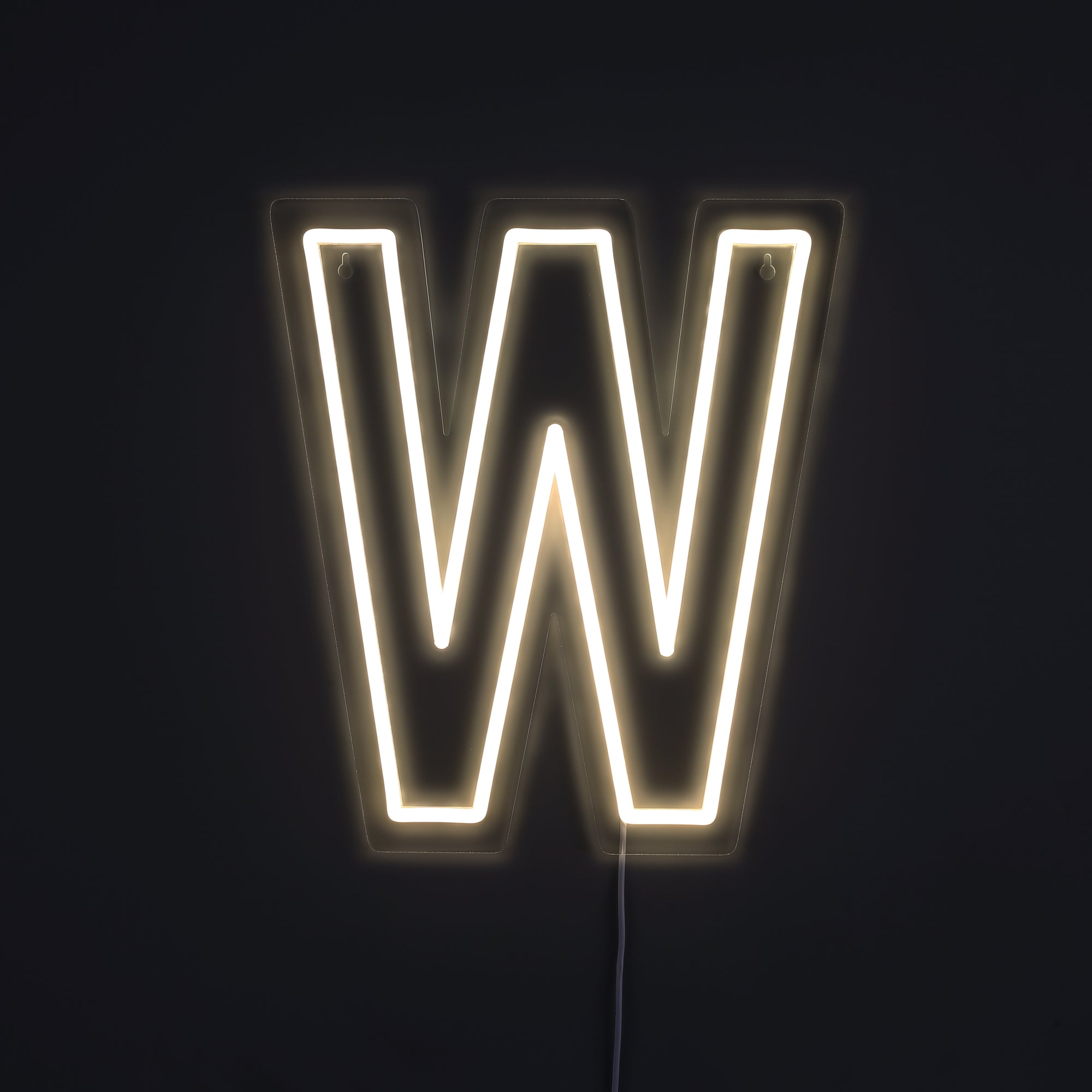 Bogstav W Neon Væglampe-Lightish-OutletLamper.dk