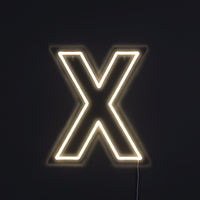 Bogstav X Neon Væglampe-Lightish-OutletLamper.dk