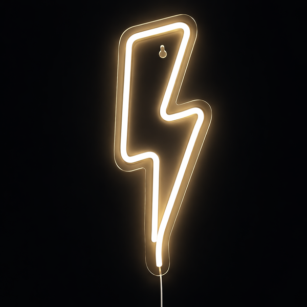 Lightish Thunder Neon Vägglampa