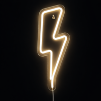 Lightish Thunder Neon Vägglampa