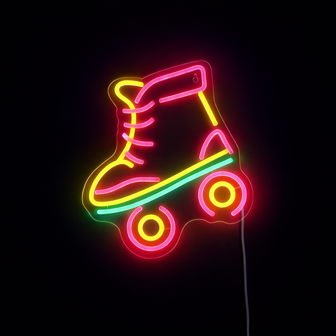 Roller Skates Neon Væglampe