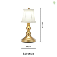 Locanda Trådlös Bordslampa Mässing