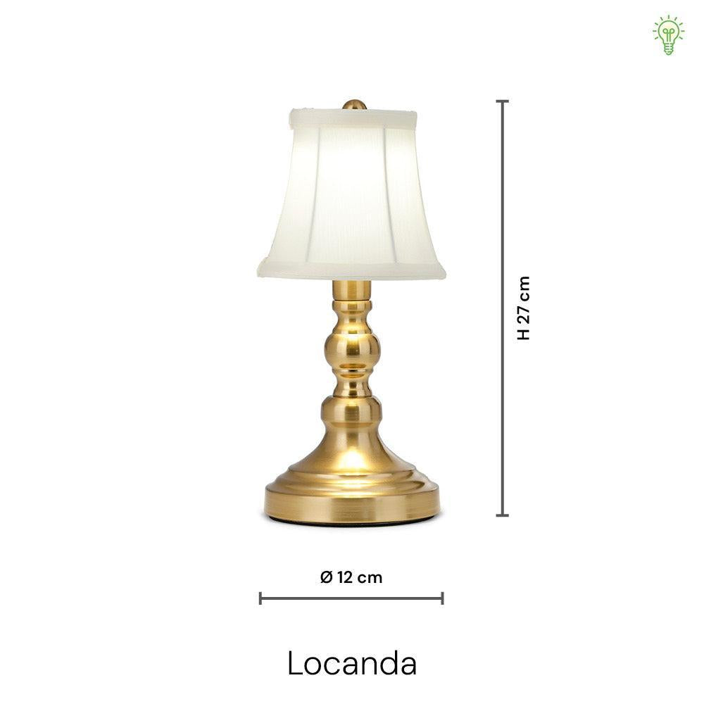 Locanda Trådlös Bordslampa Mässing