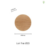 Lori Væglampe Ø20 Træ-Nordic Seasons-OutletLamper.dk