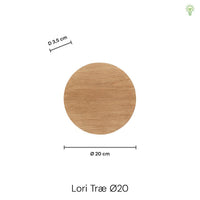Lori Væglampe Ø20 Træ-Nordic Seasons-OutletLamper.dk
