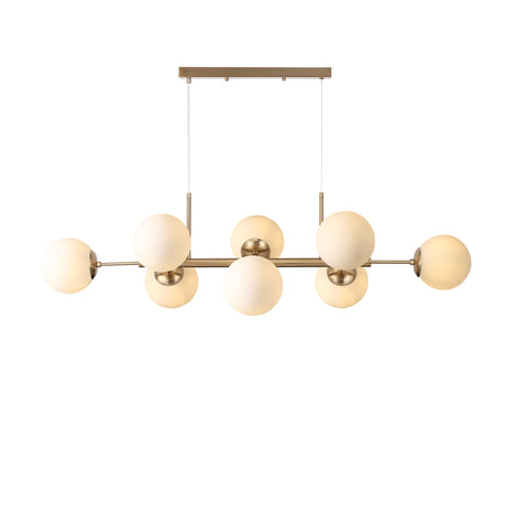 Lugano Langbordspendel Messing/Opal-Nordic Seasons-OutletLamper.dk