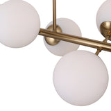 Lugano Langbordspendel Messing/Opal-Nordic Seasons-OutletLamper.dk