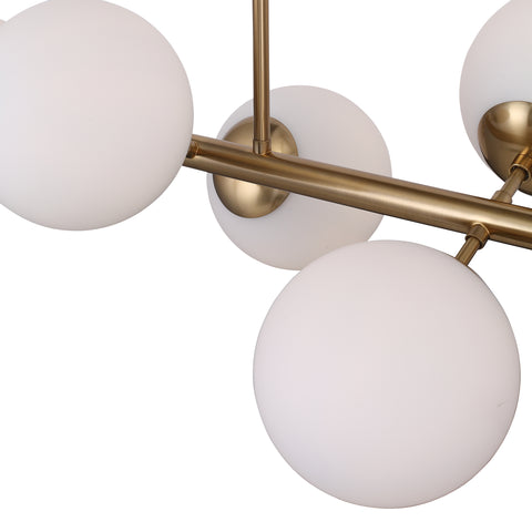 Lugano Langbordspendel Messing/Opal-Nordic Seasons-OutletLamper.dk