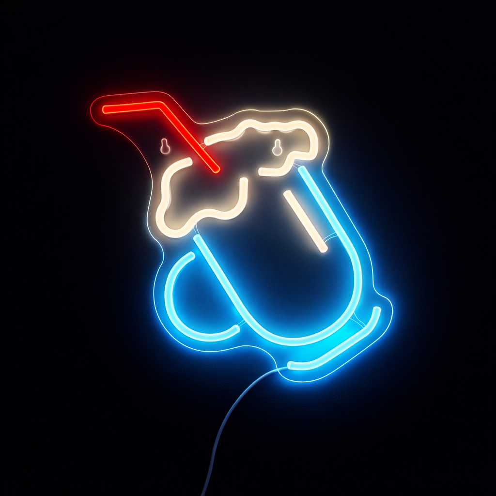 Milkshake Neon Væglampe