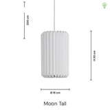 Moon Tall Ø18 Vit