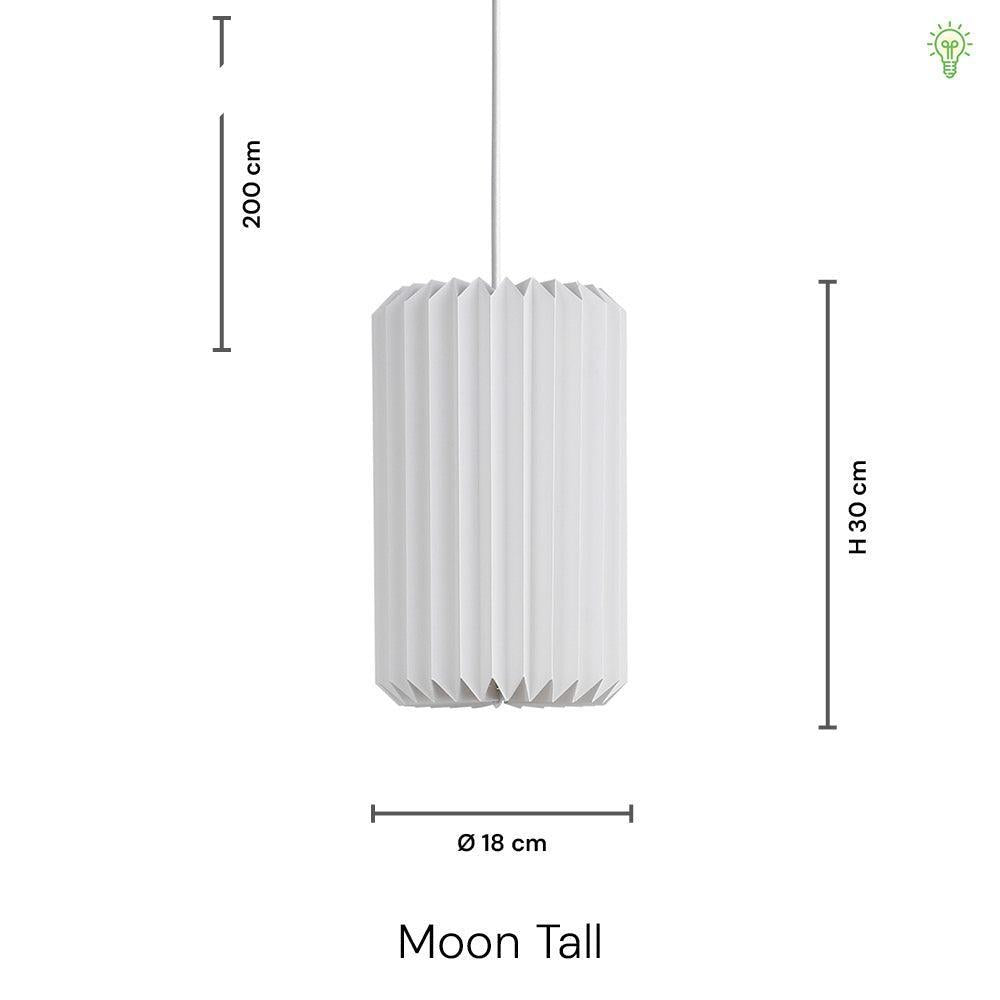 Moon Tall Ø18 Vit