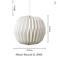 Moon Round XL Ø40 Pendel-Nordic Seasons-OutletLamper.dk
