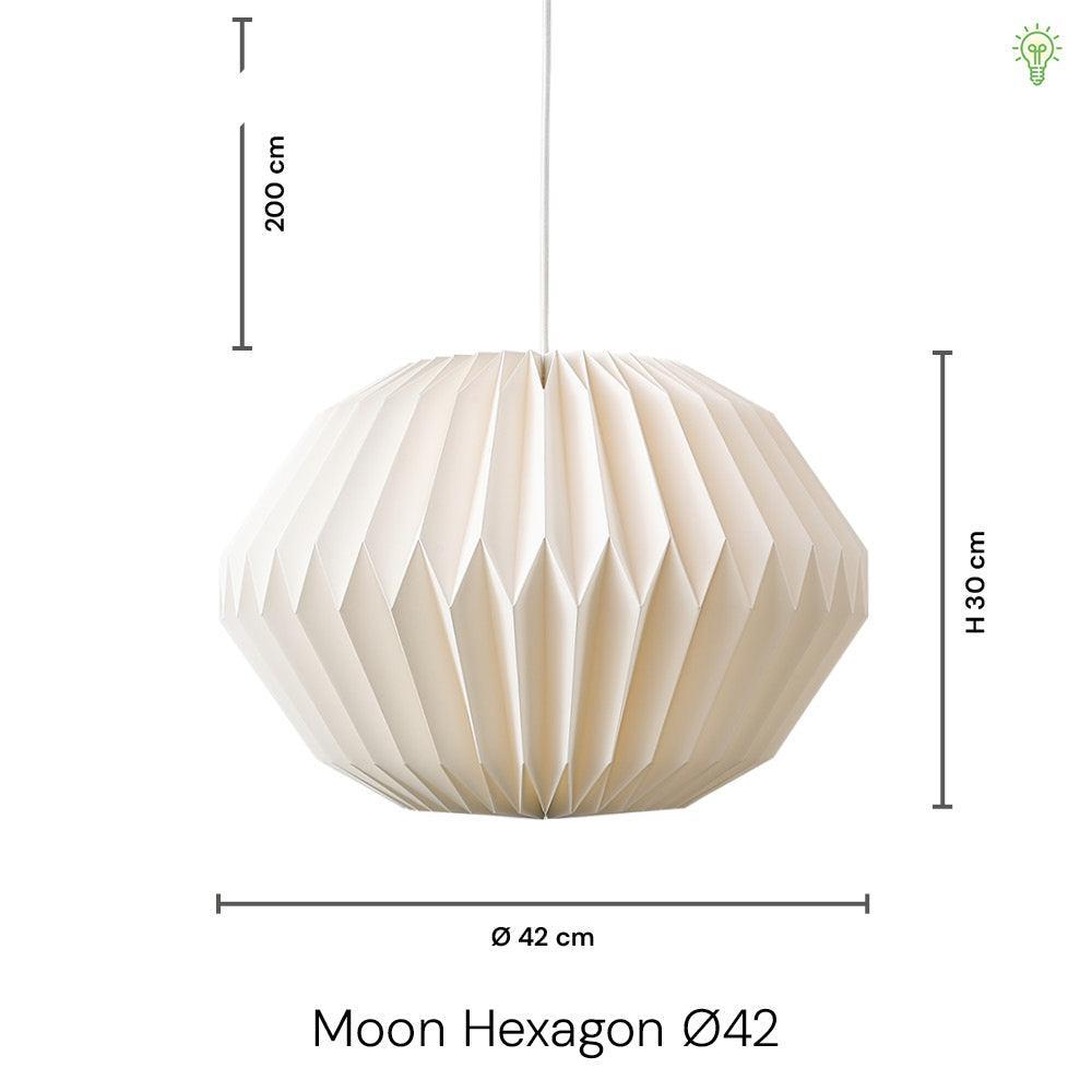 Moon Hexagon Ø42 Pendel-Nordic Seasons-OutletLamper.dk