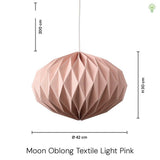 Moon Oblong Textile Dusty Pink-Nordic Seasons-OutletLamper.dk