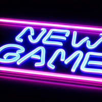 New Game Neon væglampe