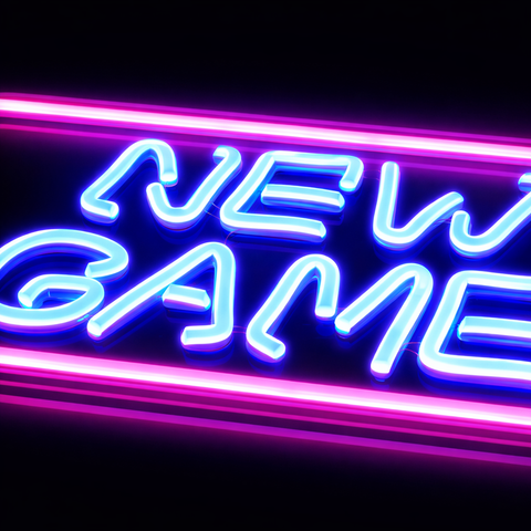 New Game Neon væglampe