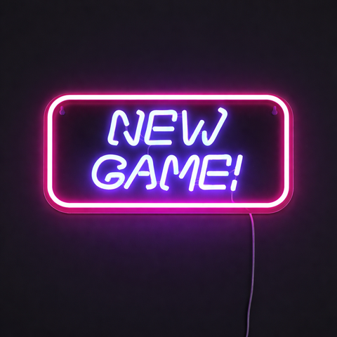 New Game Neon væglampe