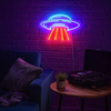 UFO Neon Væglampe