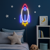 Lightish Rocket Neon Vägglampa