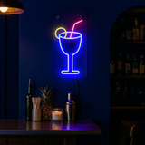 Lightish Drink Neon Vägglampa