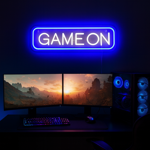 Game On Neon Væglampe