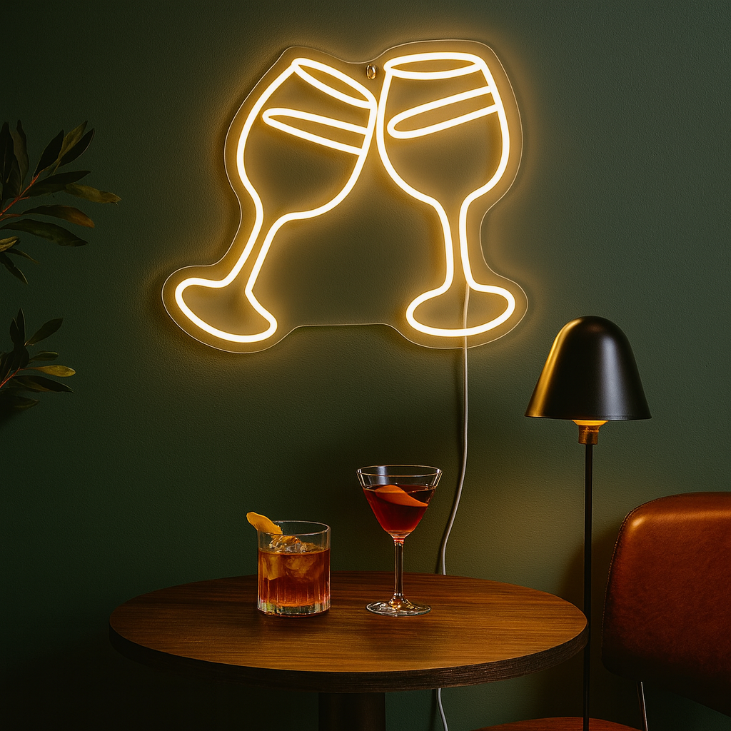 Heja Neon Vägglampa