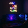 Just One More Game Neon Væglampe