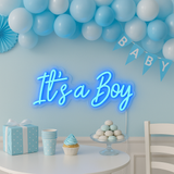 Its a Boy Neon Væglampe-Lightish-OutletLamper.dk