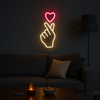 Heart Sign Neon Væglampe