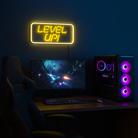 Level Up Neon Væglampe-Lightish-OutletLamper.dk