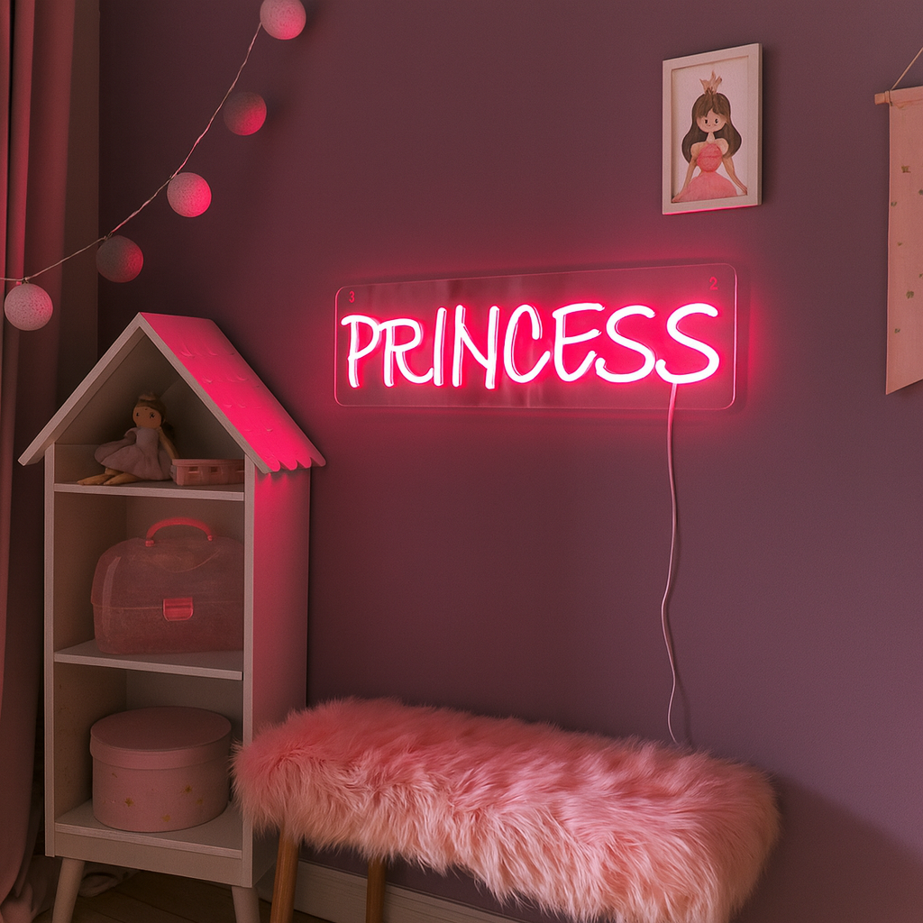 Princess Neon Væglampe-Lightish-OutletLamper.dk