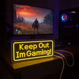 Keep Out Im Gaming Neon Væglampe-Lightish-OutletLamper.dk