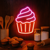 Lightish Cupcake Neon Vägglampa