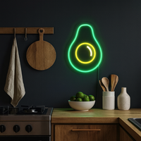 Avocado Neon Væglampe-Lightish-OutletLamper.dk