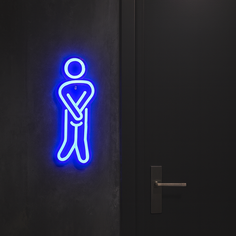 WC Man Neon Væglampe