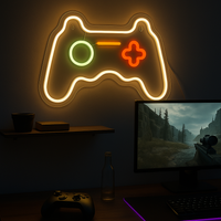 Joystick Neon Væglampe Hvid-Lightish-OutletLamper.dk