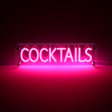 Cocktails LED Neon Box Bordlampe-Lightish-OutletLamper.dk