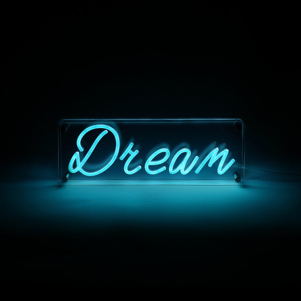Dream LED Neon Box Bordlampe