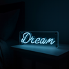 Dream LED Neon Box Bordlampe