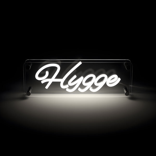Hygge LED Neon Box Bordlampe