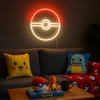 Lightish Pokéball Neon Vägglampa