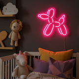 Lightish Balloon Animal neon vägglampa
